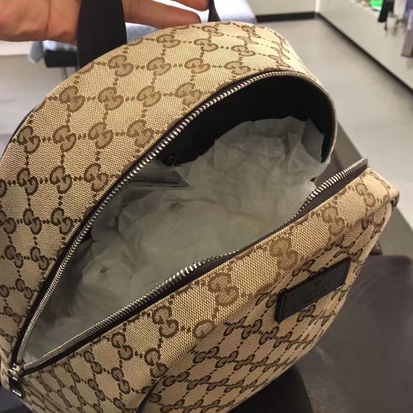 Gucci Canvas Guccissima Backpack main image 4